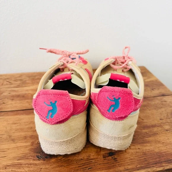 Nike x Union Cortez Collab Sneaker Shoes Cork Like Bottom Pink Blue - Picture 7 of 10